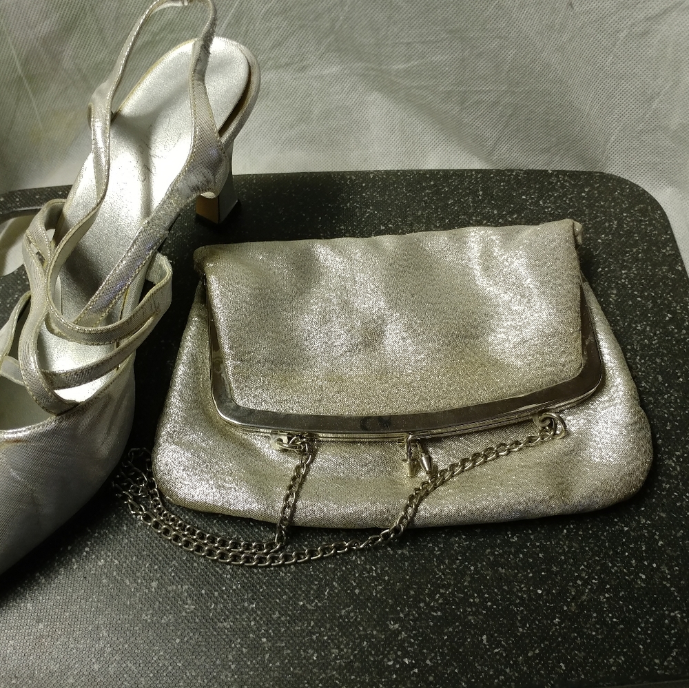 Vintage interchangeable hang or clutch purse